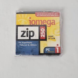 IOMEGA 250 MB High DensityZip Disk Drives Floppy Disks IBM & Compatibles Formatt